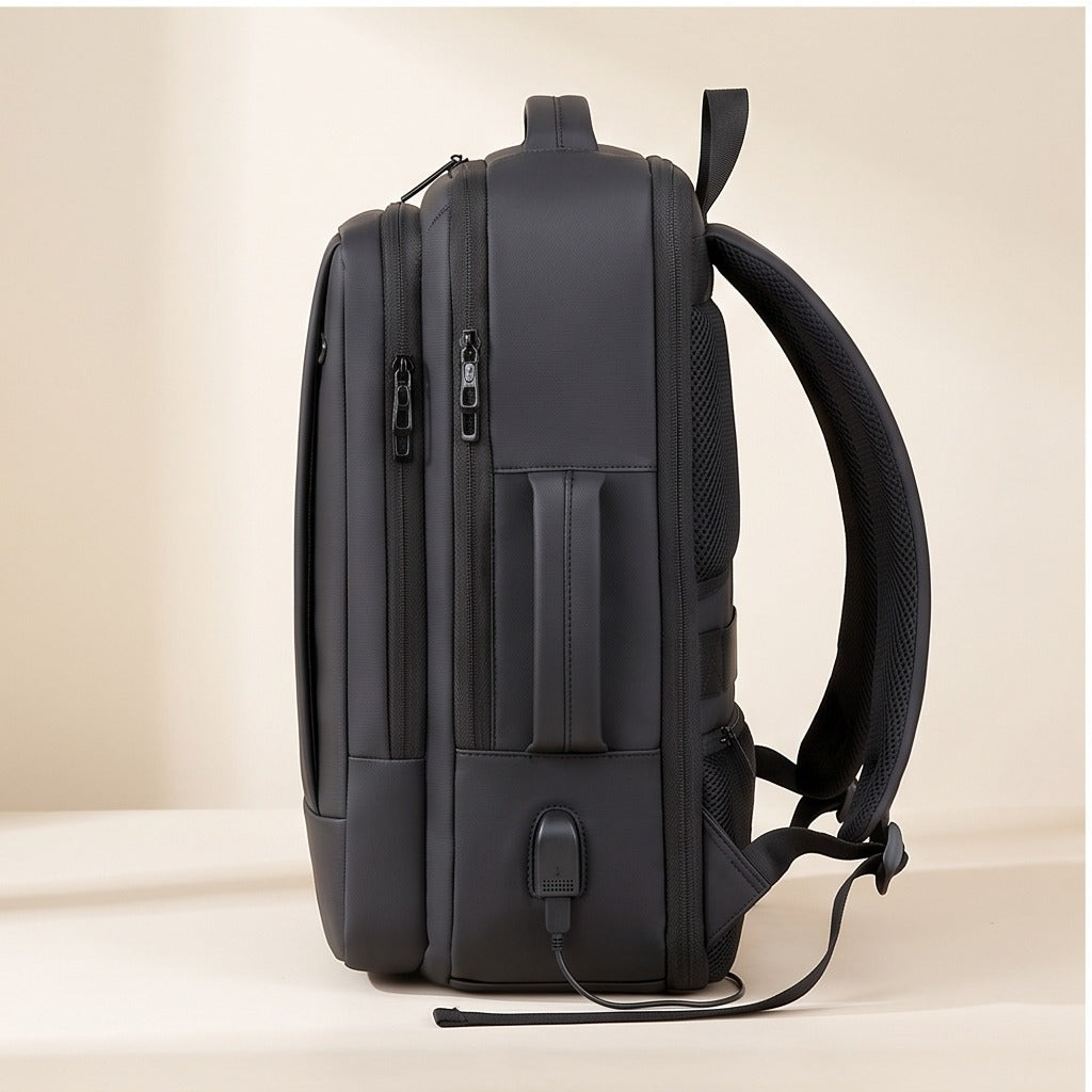 16" Waterproof Laptop Backpack with USB Port