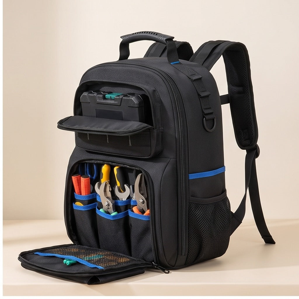 Heavy Duty Electrician Tool Backpack