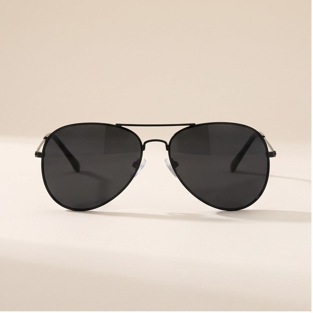Polarised Pilot Sunglasses — Vintage Mirror Lens