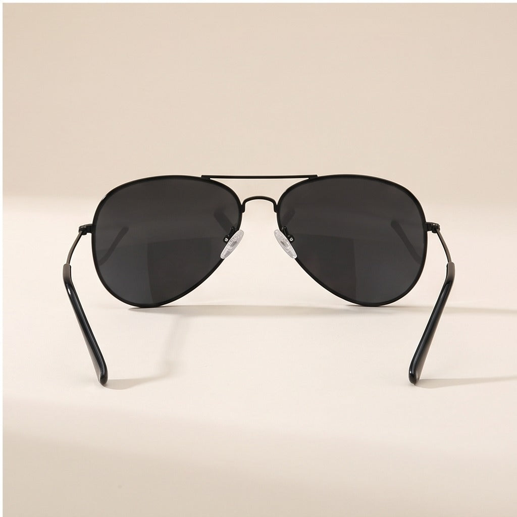 Polarised Pilot Sunglasses — Vintage Mirror Lens