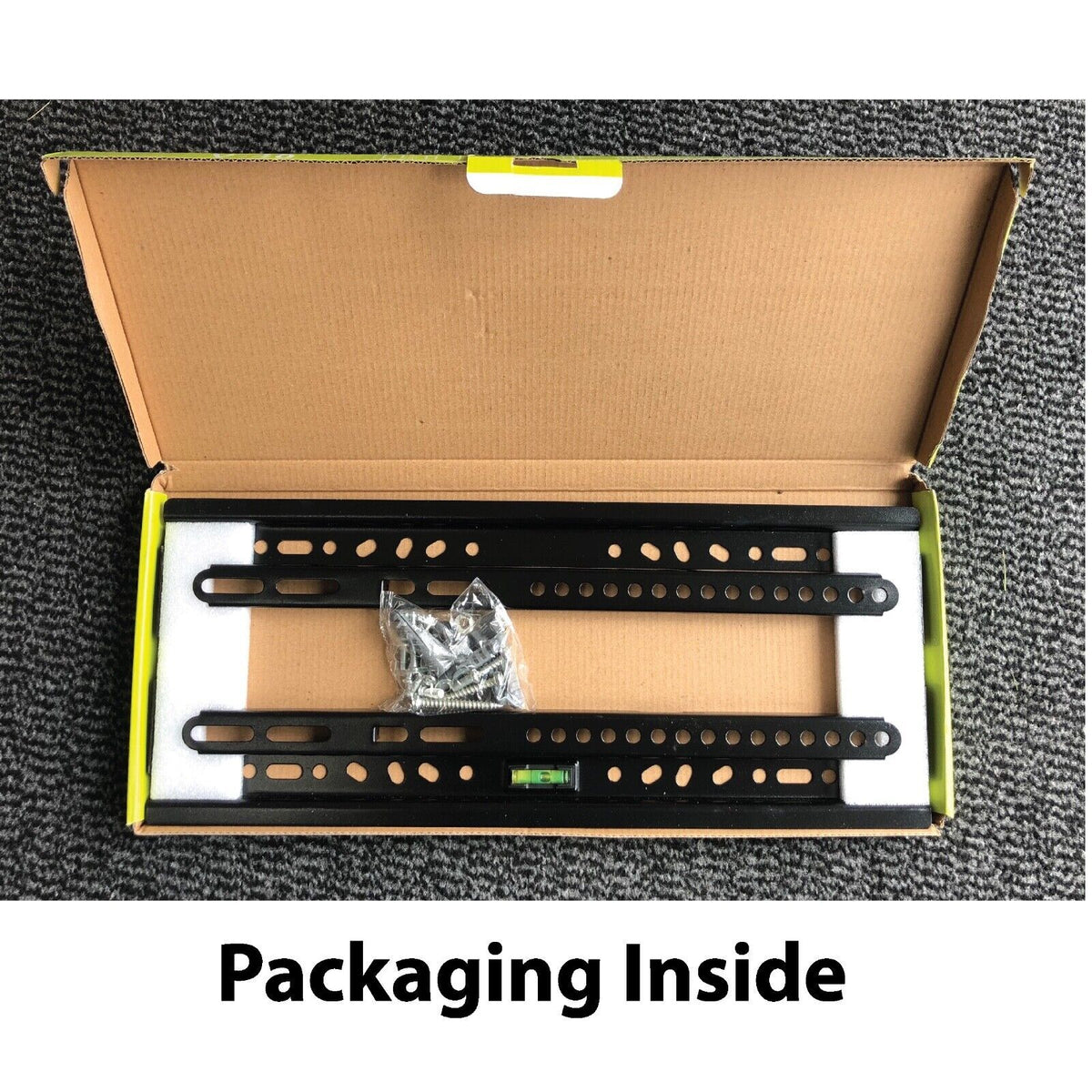 Slim TV wall bracket for 26 to 63 inch flat screens