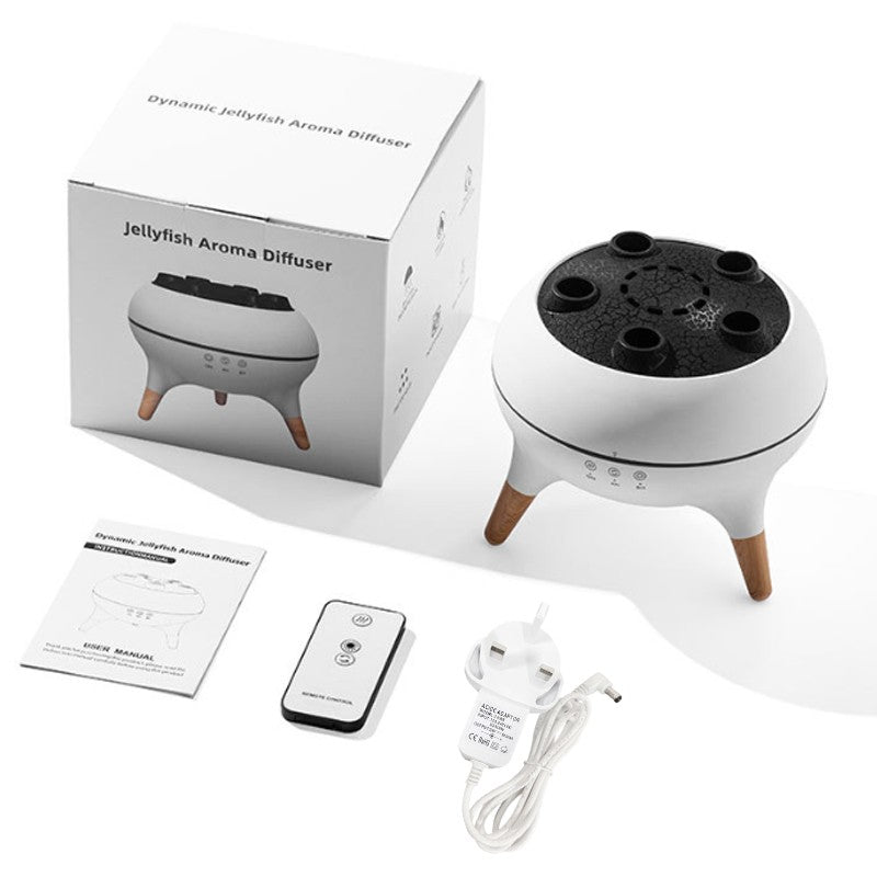 Jellyfish essential oil diffuser with remote control