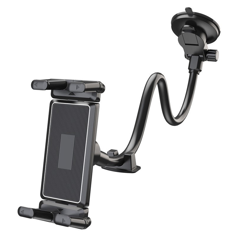 Car tablet holder, dashboard and windscreen mount, 5 to 15 inch